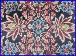 Vintage Hand Made Traditional Rug Oriental Wool Blue Large Carpet 404x295cm