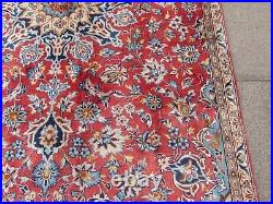 Vintage Hand Made Traditional Rug Oriental Wool Red Large Rug Carpet 281x165cm
