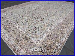 Vintage Hand Made Traditional Rugs Oriental Wool Green Large Carpet 413x286cm