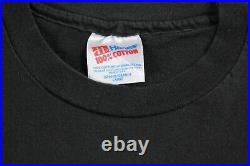 Vintage Hole Shirt 90s Band Tee Large fits M Medium Black T-Shirt