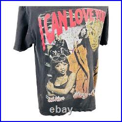 Vintage Mary J Blige Lil Kim I Can Love You Rap Tee Black T-Shirt Men's Large L