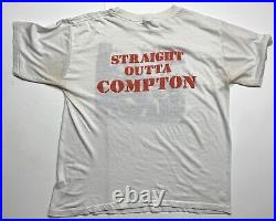 Vintage NWA Straight Outta Compton 12 Maxi Single T-shirt Eazy-E Ice Cube Dre