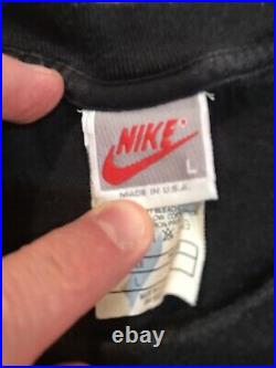 Vintage Nike Air T-shirt 1992 Godzilla Vs Charles Barkley Size Large RARE! Mint