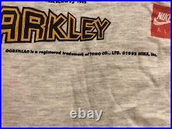 Vintage Nike TShirt 1992Godzilla Vs Charles BarkleyTShirt Size Large RARE