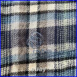 Vintage Patagonia Rhythm Flannel Plaid Check Full Zip Jacket Men's Large Rare