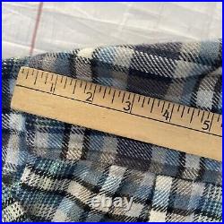 Vintage Patagonia Rhythm Flannel Plaid Check Full Zip Jacket Men's Large Rare