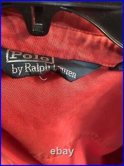 Vintage Polo Ralph Lauren Jacket Men's Large Super Rare Dark Rose Limited Color