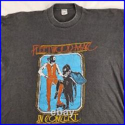 Vintage Rare Original 1970's Fleetwood Mac Rumours In Concert T-Shirt Large