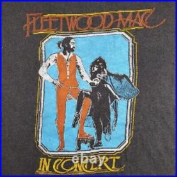 Vintage Rare Original 1970's Fleetwood Mac Rumours In Concert T-Shirt Large
