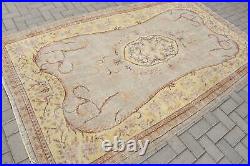 Vintage Rug, Large Carpet, Turkish Rug, Antique Rug, 65x109 inches Carpet, 4483