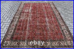 Vintage Rug, Turkish Rug, Large Carpet, Antique Carpet, 77x117 inches Rugs, 5378