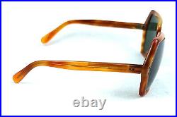 Vintage Squared Sunglasses Large Octagon Tortoise Party Thick Acetate 1950's