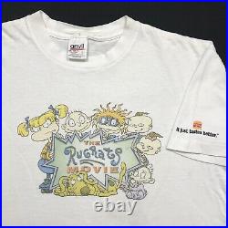 Vintage The Rugrats Movie Nickelodeon 90s Cartoon T-Shirt Mens LARGE
