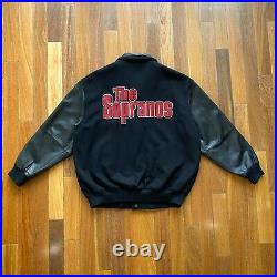 Vintage The Sopranos Wool And Leather Hbo Exclusive Bomber Jacket