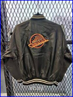Vintage Vancouver Canucks Skate Logo Jacket Large New with Tags