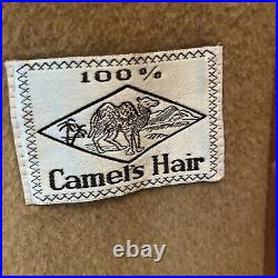 Vintage Womens Mayfair 100% Camel Hair Full Length Coat Large