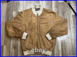 Vintage charles chevington sued jacket large bomber