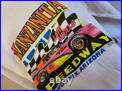 Vintage manzanita speedway sweatshirt sz LARGE STOCK CAR RACING 90s NWOT