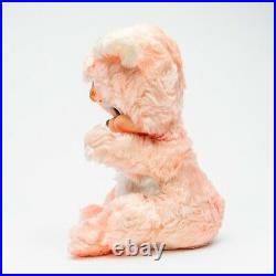 Vtg 1950's The Rushton Company Rubber Faced Teddy Bear Plush Doll Large 15 Inch