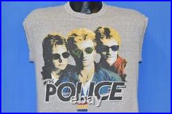 Vtg 80s THE POLICE SYNCHRONICITY NORTH AMERICA 83 TOUR NEW WAVE BAND t-shirt L