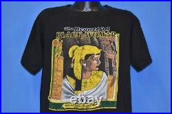 Vtg 90s NEFERTARI NUBIAN QUEEN EGYPT BEAUTIFUL BLACK WOMAN MERITMUT t-shirt L
