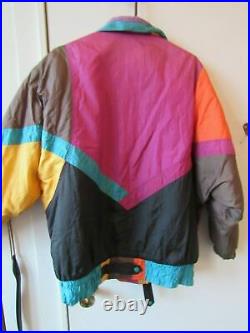 Vtg 90s PA Originals Colorblock Ski Winter Jacket Coat Women Large