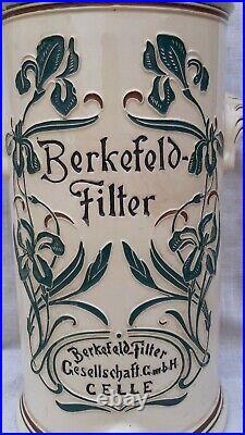 Vtg Rare Large French Antique Art Nouveau Berkefeld Water Filter Circa 1900
