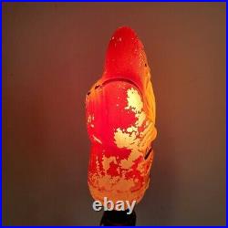 Vtg Santa Father Christmas Red Large Bulb Tungsten Japan Antique Works 1920-30's