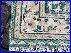 Wool rug, Turkish rug, Vintage rug, Handmade rug, Large, Carpet 5,9 x 9,3 ft