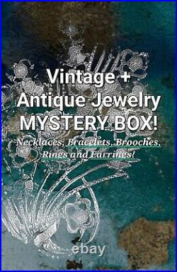 X-LARGE Vintage + Antique Jewelry Gotcha Lot Bracelets, Brooches, Necklaces